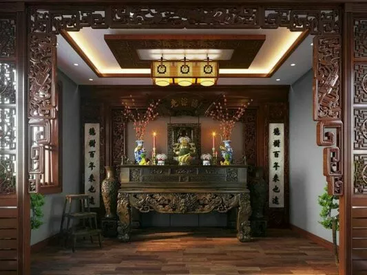 kê bàn làm việc theo phong thuỷ