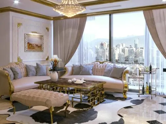 mẫu thiết kế nội thất nhà liền kề